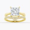 925 Sterling Silver Classic Solitaire Princess Cut Diamond Engagement Ring - Image 16