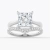925 Sterling Silver Classic Solitaire Princess Cut Diamond Engagement Ring - Image 18