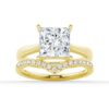 925 Sterling Silver Classic Solitaire Princess Cut Diamond Engagement Ring - Image 24