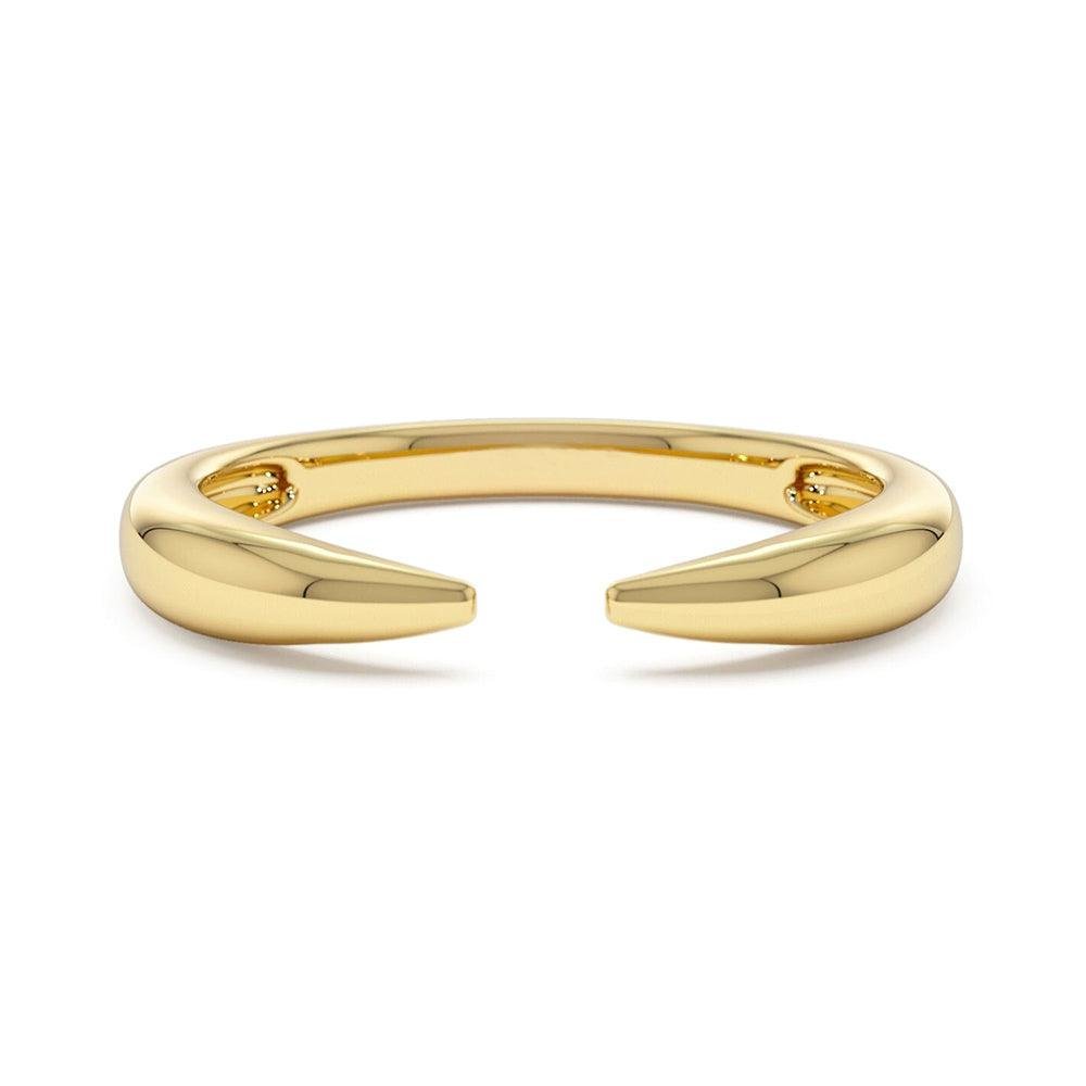 925 Sterling Silver Claw Stacking Open Ring