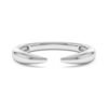 Open stacking ring with a bold, modern silhouette