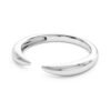 Bold open ring with edgy claw-like details