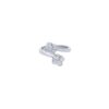 925 Sterling Silver Clover Diamond Ring - Image 3