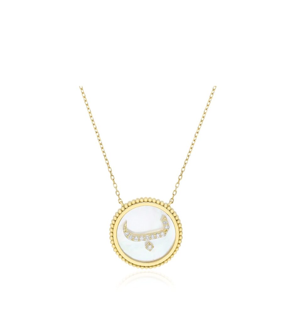 925 Sterling Silver Coin Diamond Pearl Pendant
