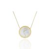 925 Sterling Silver Coin U... Mini Diamond Pearl Pendant - Image 3