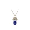 925 Sterling Silver Coryphee Diamond Pearl Pendant - Image 3