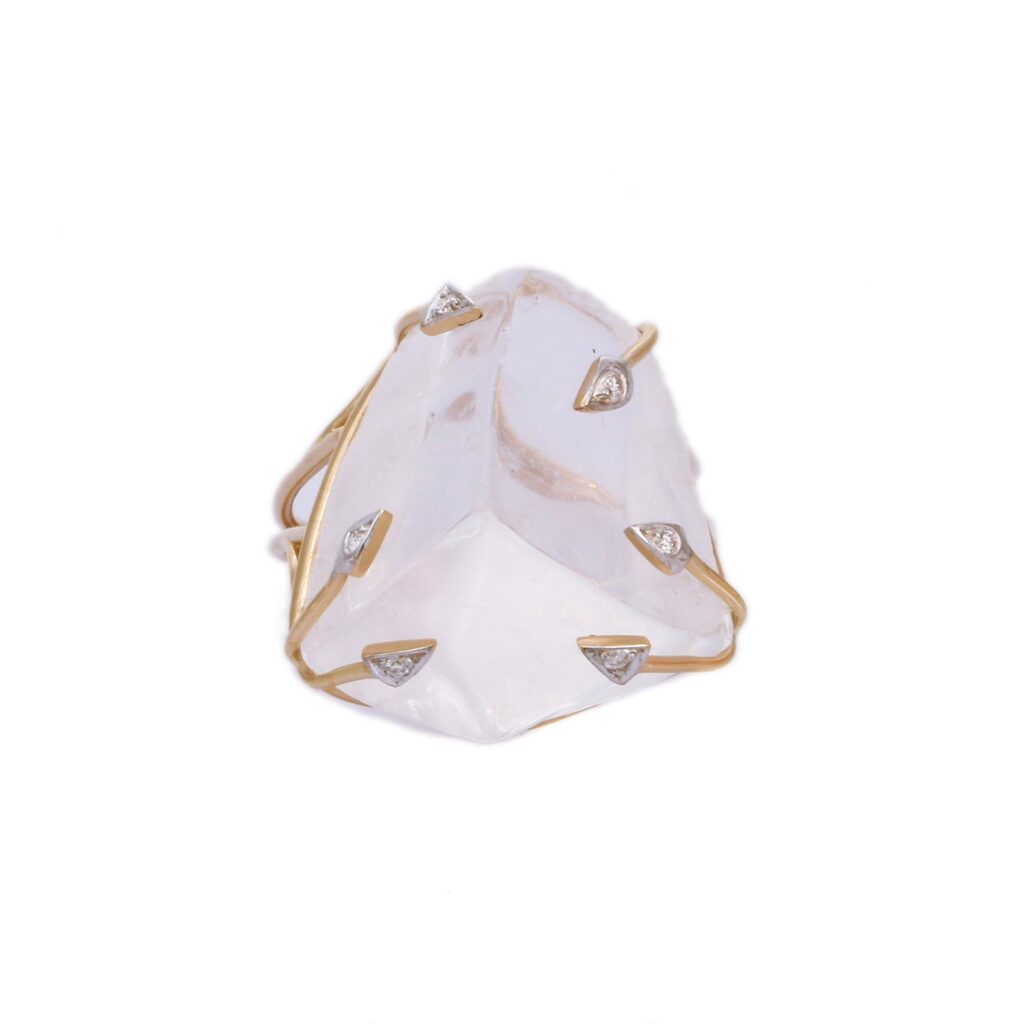 925 Sterling Silver Crystal Craft Supplies and Tools Ring