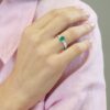 925 Sterling Silver Crystalline Diamond Ring - Image 2