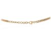 925 Sterling Silver Curb Chain Diamond Choker Necklace - Image 7