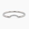 925 Sterling Silver Curved Ring 5 Diamond - Image 6