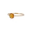925 Sterling Silver Cushion Cut Citrine Dainty Ring - Image 3