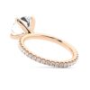 925 Sterling Silver Cushion Cut Diamond Engagement Ring Eternity Pave Band - Image 11