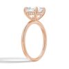 925 Sterling Silver Cushion Cut Diamond Engagement Ring Hidden Halo - Image 10