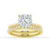 925 Sterling Silver Cushion Cut Diamond Engagement Ring Hidden Halo - Image 23