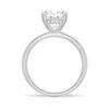 925 Sterling Silver Cushion Cut Diamond Engagement Ring Hidden Halo - Image 6