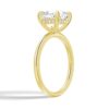 925 Sterling Silver Cushion Cut Diamond Engagement Ring Hidden Halo - Image 7