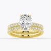 925 Sterling Silver Cushion Cut Diamond Engagement Ring Hidden Halo - Image 15