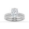 925 Sterling Silver Cushion Cut Diamond Engagement Ring Hidden Halo - Image 21