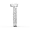 925 Sterling Silver Cushion Cut Diamond Engagement Ring Hidden Halo - Image 26