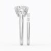 925 Sterling Silver Cushion Cut Diamond Engagement Ring Tapered Baguette Side Stones - Image 15
