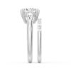 925 Sterling Silver Cushion Cut Diamond Engagement Ring Tapered Baguette Side Stones - Image 23