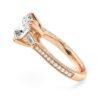 Premium CZ diamond ring with refined baguette accents