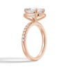 925 Sterling Silver Cushion Cut Halo Diamond Engagement Ring - Image 10