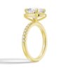 925 Sterling Silver Cushion Cut Halo Diamond Engagement Ring - Image 7