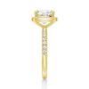 925 Sterling Silver Cushion Cut Halo Diamond Engagement Ring - Image 8