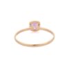925 Sterling Silver Cushion Cut Pink Sapphire Ring - Image 4
