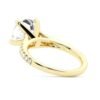 925 Sterling Silver Cushion Cut Split Shank Diamond Bridal Set - Image 11