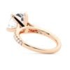 925 Sterling Silver Cushion Cut Split Shank Diamond Bridal Set - Image 14
