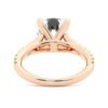 925 Sterling Silver Cushion Cut Split Shank Diamond Bridal Set - Image 15