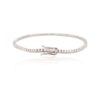 925 Sterling Silver Dainty Diamond Tennis Bracelet - Image 3