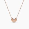 925 Sterling Silver Dainty Heart Diamond Necklace - Image 5