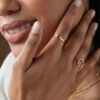 925 Sterling Silver Dainty Spiral Ring - Image 2
