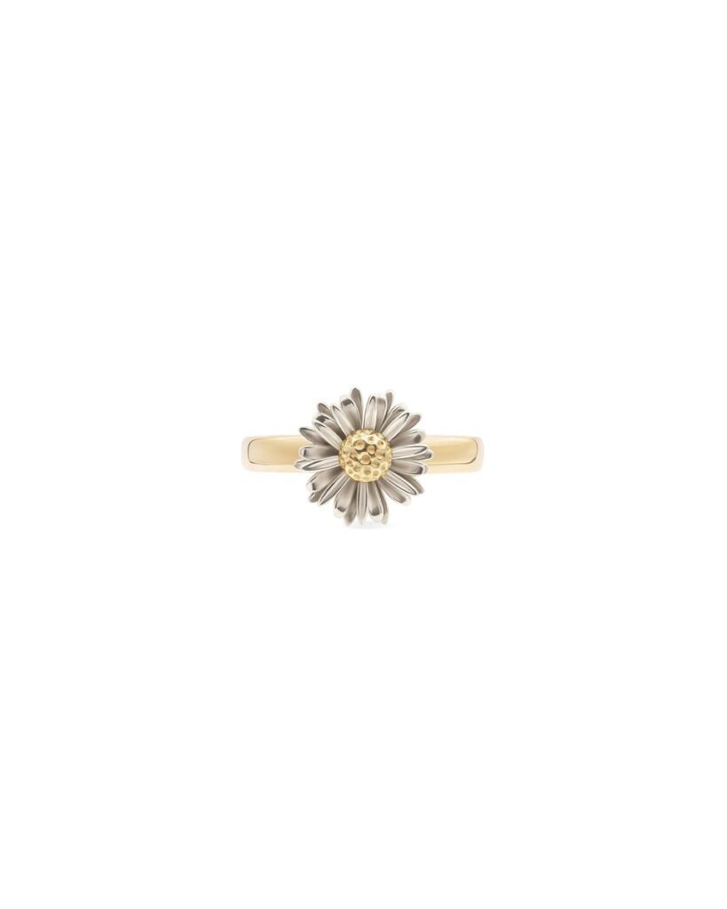 925 Sterling Silver Daisy Ring