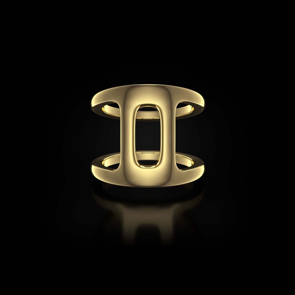 925 Sterling Silver Dame Phantom II Ring