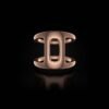 925 sterling silver ring with a clean phantom-style silhouette