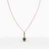 925 Sterling Silver December Birthstone London Blue Necklace