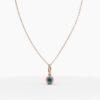 925 Sterling Silver December Birthstone London Blue Necklace - Image 4