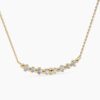 925 Sterling Silver Diamond Bar Pendant Necklace - Image 5