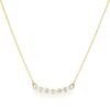 925 Sterling Silver pendant necklace with a simple bar design