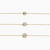 925 sterling silver bracelet with gold-plated finish and CZ stone