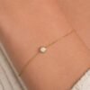 925 sterling silver bracelet featuring a premium CZ diamond stone