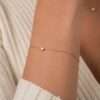 925 sterling silver bracelet with thick gold plating