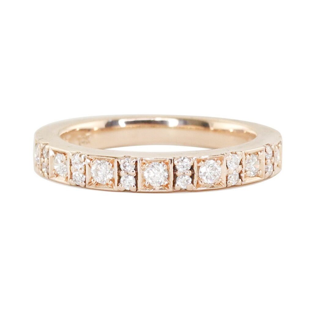 925 Sterling Silver Diamond Bezel Ring