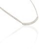 925 Sterling Silver Diamond Chain Necklace - Image 4