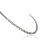 925 Sterling Silver Diamond Choker Necklace - Image 3