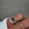 925 Sterling Silver Diamond Crown Band - Image 6